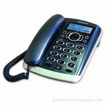 FSK and DTMF Dual Caller ID Phone with 8 Normal Ringer and 1 VIP Ringer
